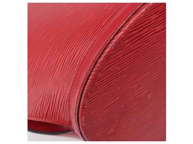 LOUIS VUITTON Epi Saint Jacques Shopping Shoulder Bag Red M52277 LV Auth BA16428 Rosso - vista 12