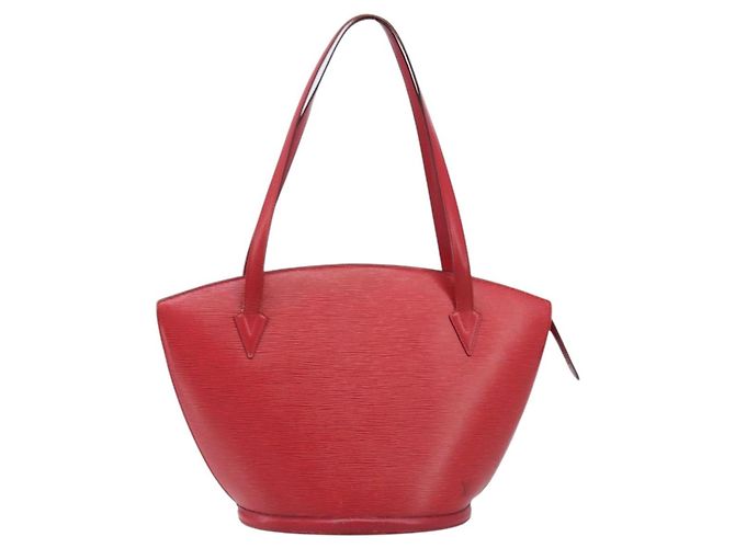 LOUIS VUITTON Epi Saint Jacques Shopping Shoulder Bag Red M52277 LV Auth BA16428 Rosso - vista 2