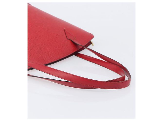 LOUIS VUITTON Epi Saint Jacques Shopping Shoulder Bag Red M52277 LV Auth BA16428 Rosso - vista 7