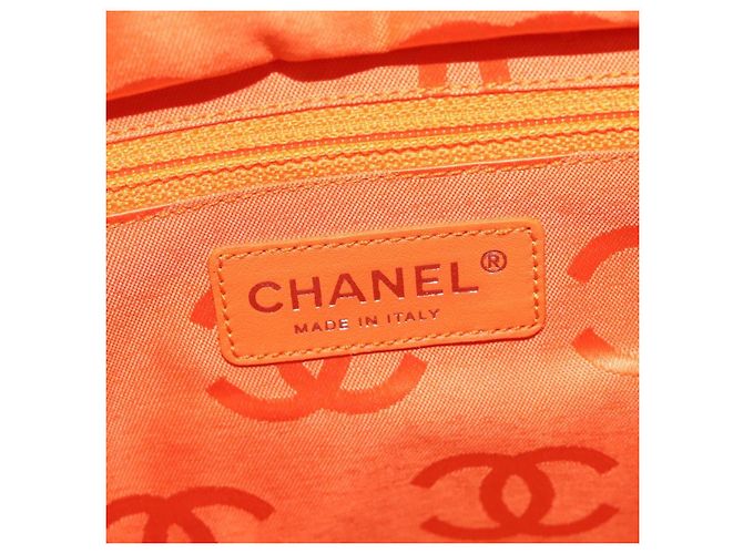 Borsa Tote CHANEL Linea Cambon in pelle beige e argento CC Auth ki6919SAM - vista 15