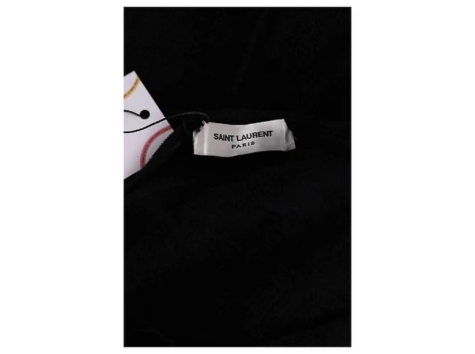 Autre Marque Tuta Saint Laurent in cotone nero - vista 5