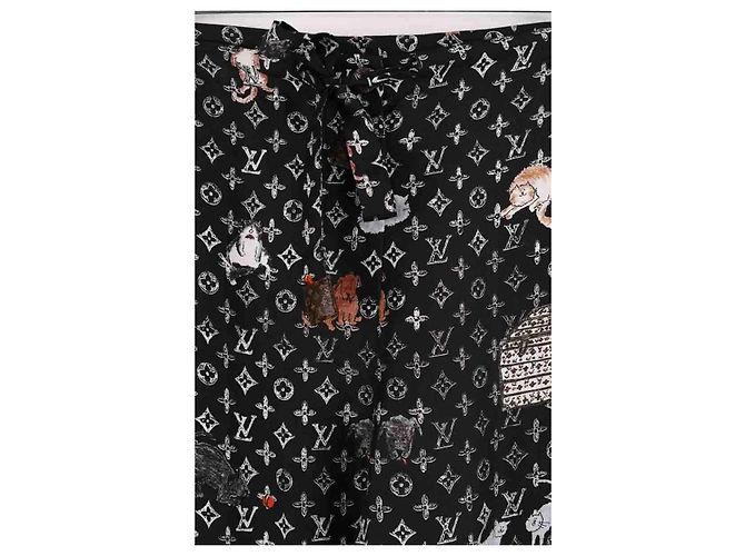 Louis Vuitton Schwarze gerade Hose - Ansicht 2