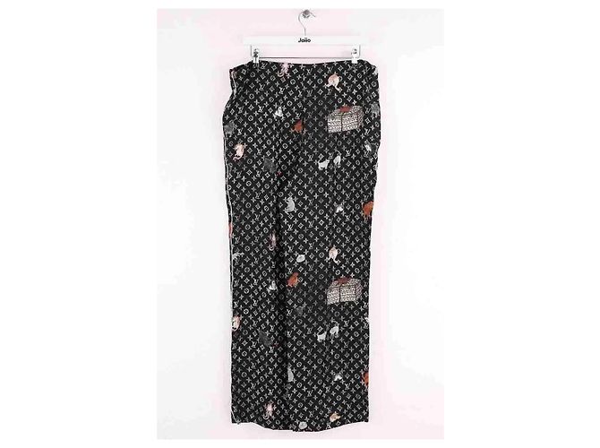Louis Vuitton Schwarze gerade Hose - Ansicht 3