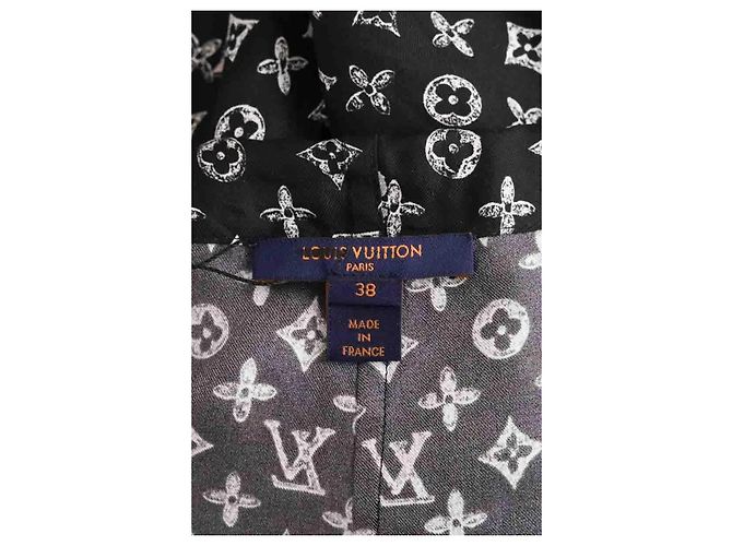Louis Vuitton Schwarze gerade Hose - Ansicht 5
