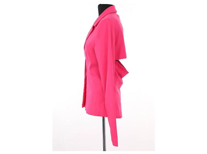 Blazer Jacquemus de lana rosa - vista 3