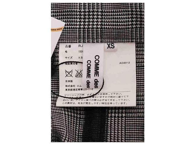 Comme Des Garcons Grey Wool Shorts - view 5