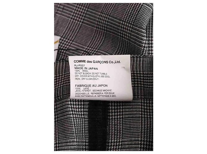 Comme Des Garcons Grey Wool Shorts - view 6