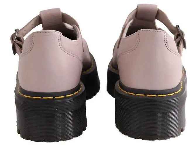 Mocassini Dr. Martens in pelle viola taglia 42 Porpora - vista 2