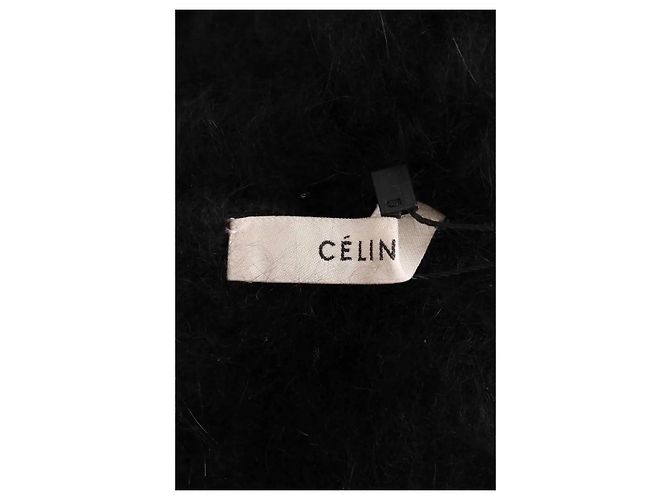Céline Schwarzer Wollpullover - Ansicht 5