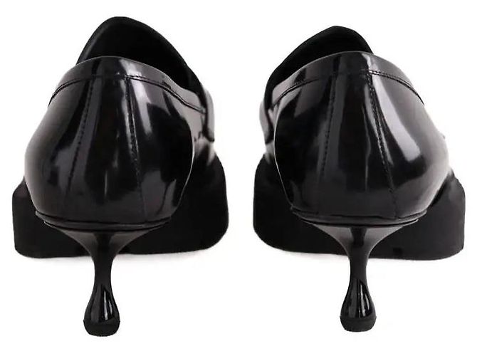 Mocassini Jimmy Choo in pelle nera Nero - vista 2