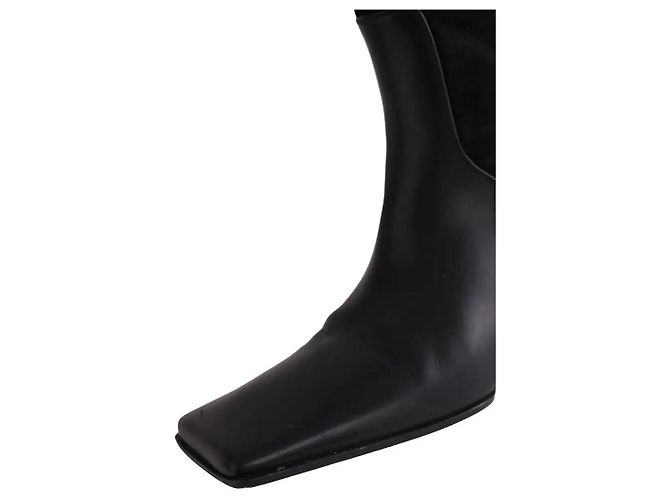 Botas Alaïa de cuero negro - vista 5