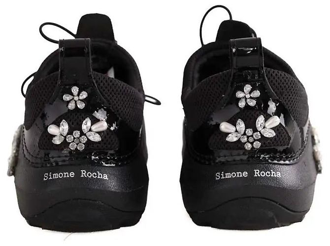 Zoccoli Simone Rocha X Crocs in tessuto nero - vista 2