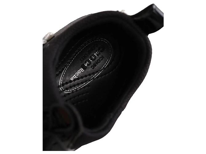 Zoccoli Simone Rocha X Crocs in tessuto nero - vista 6
