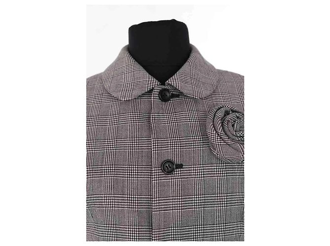 Comme Des Garcons Schwarzer Wollblazer Größe S - Ansicht 2
