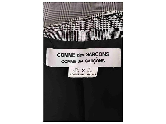 Comme Des Garcons Schwarzer Wollblazer Größe S - Ansicht 5