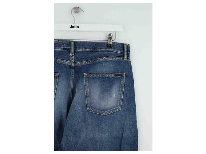 Autre Marque Vaqueros rectos azules Saint Laurent - vista 4