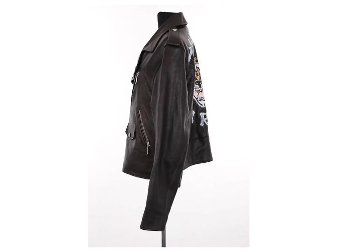 Kenzo Lederjacke braun - Ansicht 3