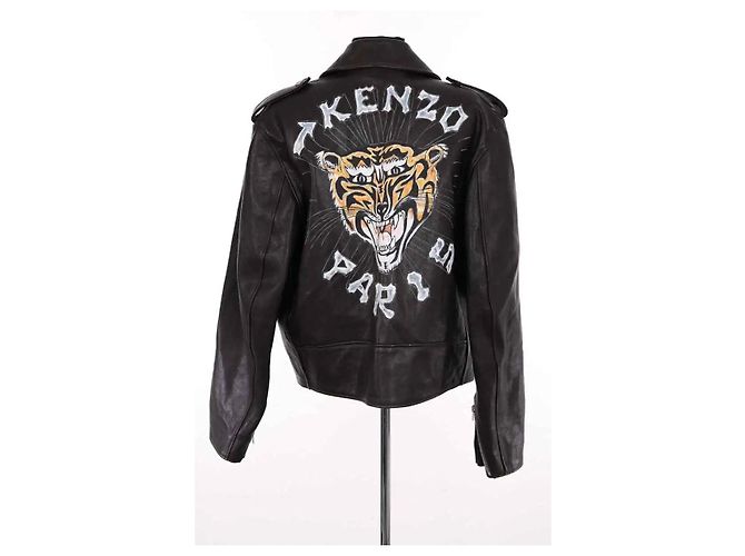 Kenzo Lederjacke braun - Ansicht 4