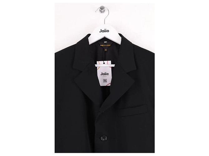 Comme Des Garcons schwarzer Wollblazer - Ansicht 2