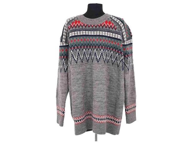 Grauer Wollpullover von Junya Watanabe - Ansicht 4