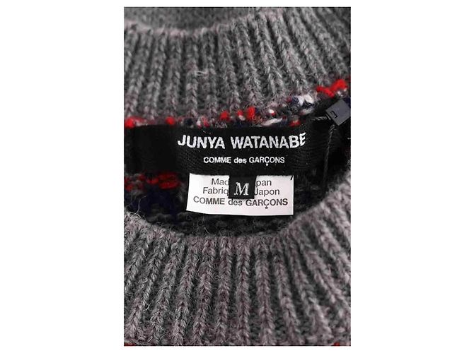 Grauer Wollpullover von Junya Watanabe - Ansicht 5