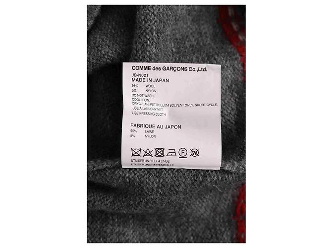 Grauer Wollpullover von Junya Watanabe - Ansicht 6