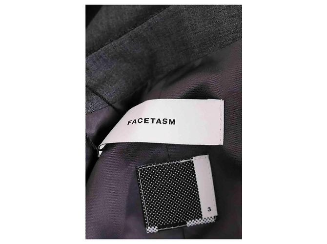 Autre Marque Facetasm Blazer aus Wolle Grau - Ansicht 5