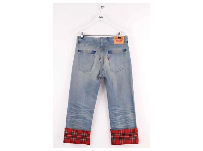 Vaqueros rectos azules de algodón Junya Watanabe x Levis - vista 3