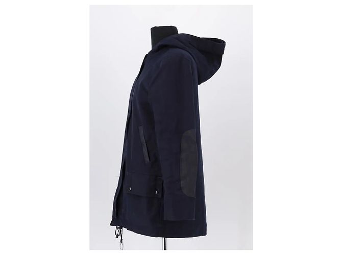 Sandro Parka de algodón azul marino - vista 3