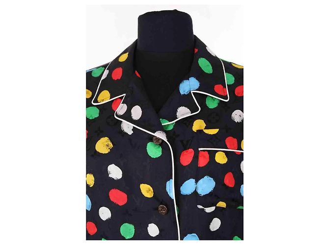 Camicia Louis Vuitton X Yayoi Kusama in seta multicolore - vista 2