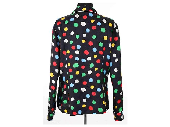 Camicia Louis Vuitton X Yayoi Kusama in seta multicolore - vista 4