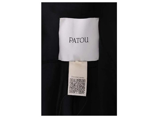 Chaqueta de lana negra Jean Patou Negro - vista 5