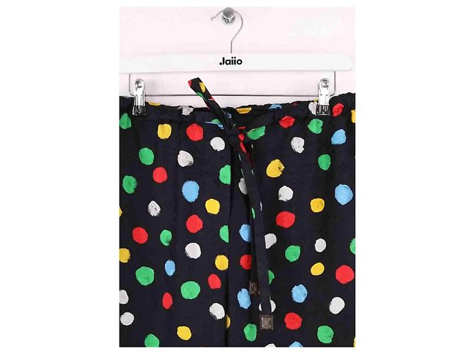 Louis Vuitton Pantaloni dritti multicolore - vista 2