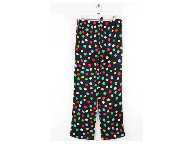 Louis Vuitton Pantaloni dritti multicolore - vista 3