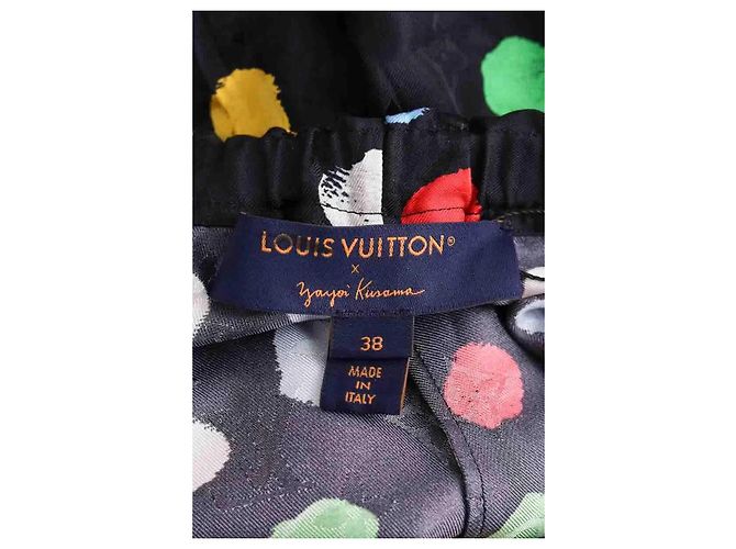 Louis Vuitton Pantaloni dritti multicolore - vista 5
