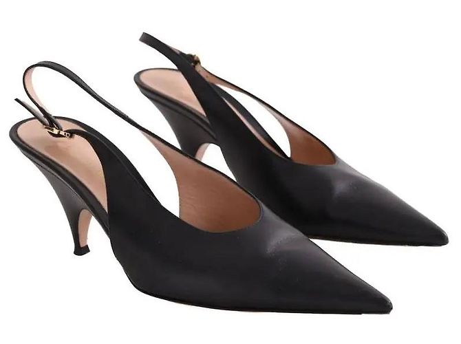 Gianvito Rossi Absatzschuhe aus schwarzem Leder - Ansicht 3