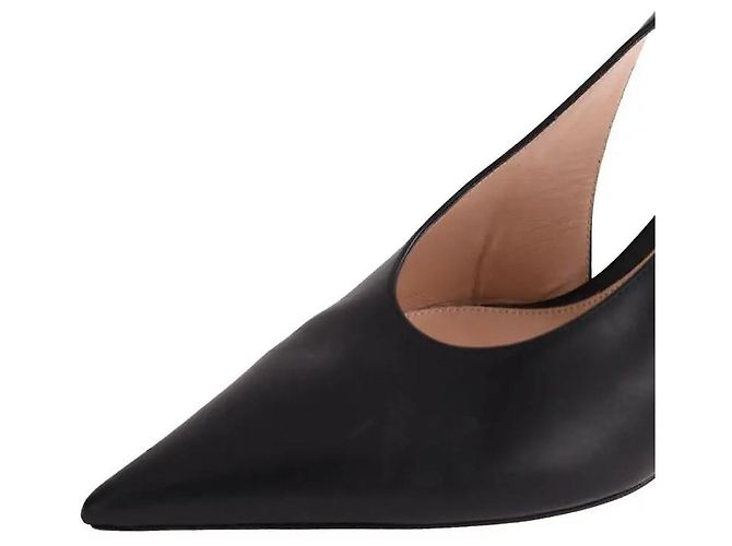 Gianvito Rossi Absatzschuhe aus schwarzem Leder - Ansicht 5