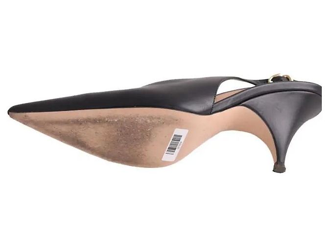 Gianvito Rossi Absatzschuhe aus schwarzem Leder - Ansicht 6
