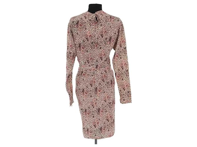 Vestido de seda bege Isabel Marant - vista 4