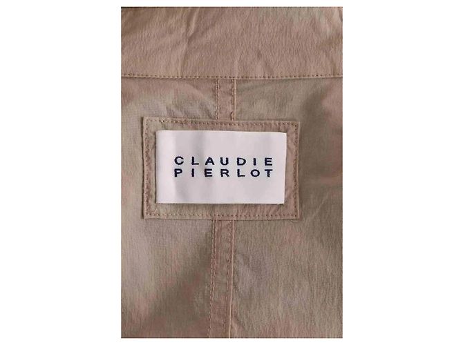 Gabardina beige Claudie Pierlot - vista 5
