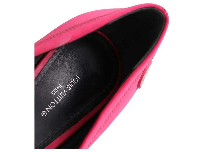 Louis Vuitton Pink Cloth Heels Size 39 - view 4