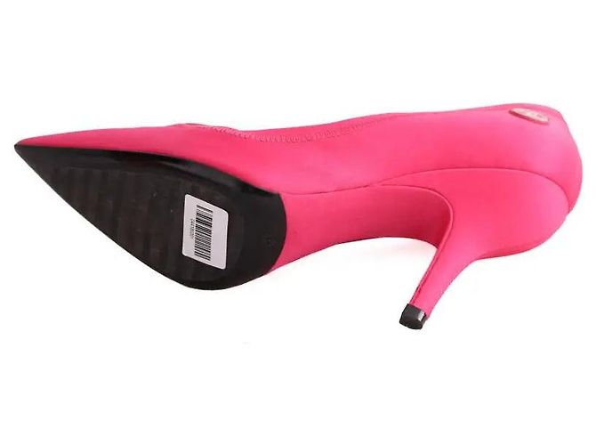 Louis Vuitton Pink Cloth Heels Size 39 - view 6
