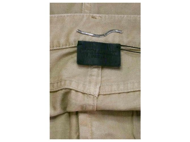 Autre Marque Saint Laurent Baumwollshorts Camel - Ansicht 5