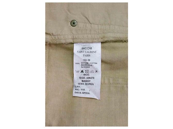 Autre Marque Saint Laurent Baumwollshorts Camel - Ansicht 6