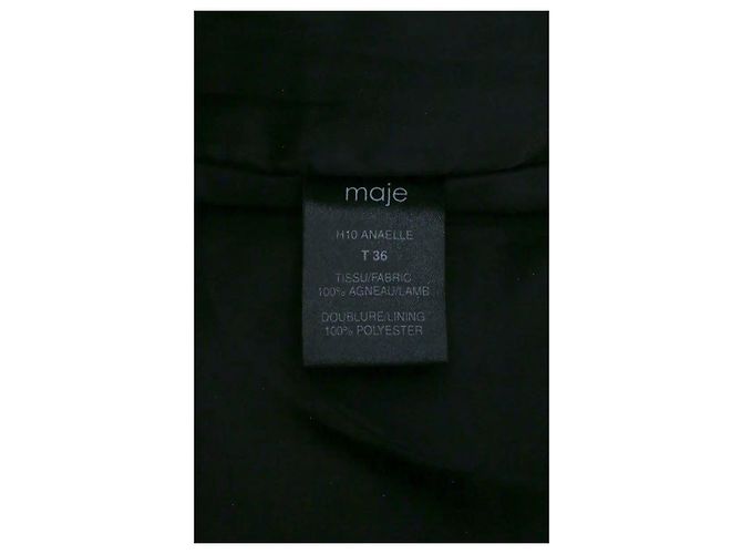 Maje Mini saia Anaelle preta Preto - vista 5