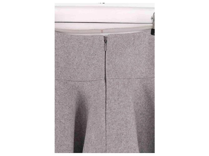 Falda Alaïa de lana gris - vista 4