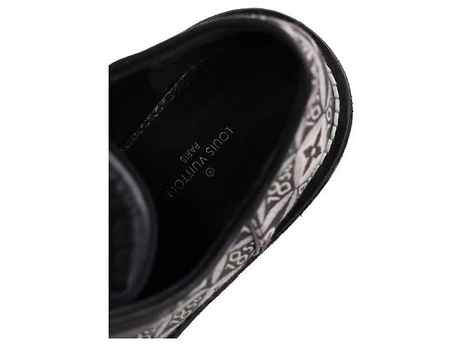 Louis Vuitton Scarpe Derby in tela beaubourg nere con lacci Nero - vista 5