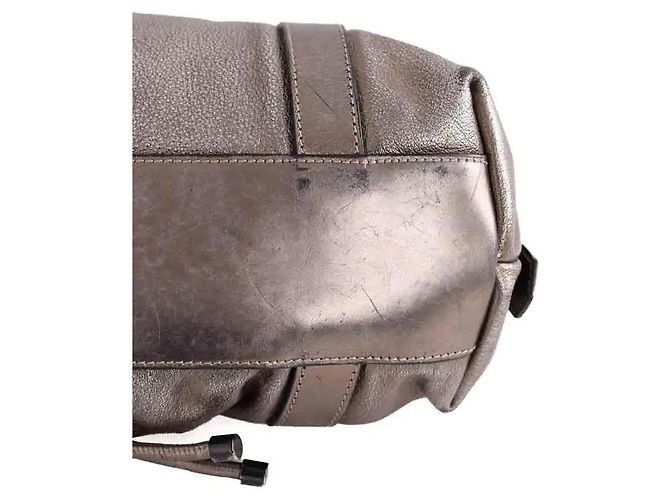 Borsa argentata Burberry Argento - vista 5