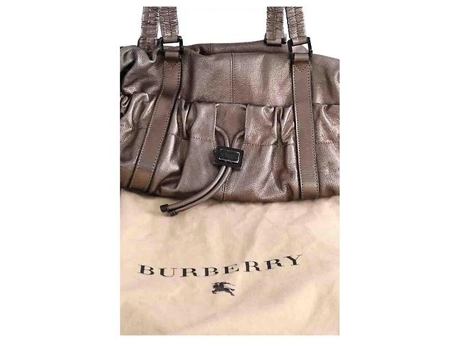 Borsa argentata Burberry Argento - vista 8