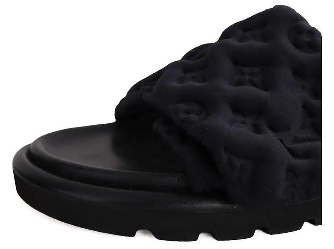 Louis Vuitton Schwarze Pool Pillow Mules - Ansicht 4